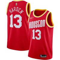 Nike Houston Rockets #13 James Harden Red NBA Swingman Hardwood Classics Jersey