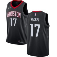 Nike Houston Rockets #17 PJ Tucker Black NBA Swingman Statement Edition Jersey