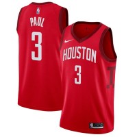 Nike Houston Rockets #3 Chris Paul Red NBA Swingman Earned Edition Jersey