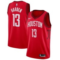 Nike Houston Rockets #13 James Harden Red NBA Swingman Earned Edition Jersey