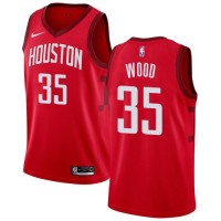 Nike Houston Rockets #35 Christian Wood Red NBA Swingman Earned Edition Jersey