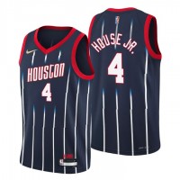 Houston Houston Rockets #4 Danuel House Jr. Men's Nike Navy 2021/22 Swingman NBA Jersey - City Edition