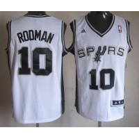 Revolution 30 San Antonio Spurs #10 Dennis Rodman White Stitched NBA Jersey
