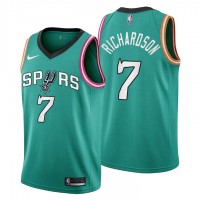 Nike San Antonio Spurs #7 Josh Richardson Men's 2022-23 City Edition NBA Jersey - Cherry Blossom Teal