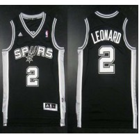 Revolution 30 San Antonio Spurs #2 Kawhi Leonard Black Stitched NBA Jersey