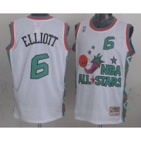 Mitchell And Ness San Antonio Spurs #6 Sean Elliott White 1996 All-Star Stitched NBA Jersey