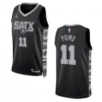 San Antonio San Antonio Spurs #11 Joshua Primo Unisex Nike Black 2022-23 Swingman Jersey - Statement Edition