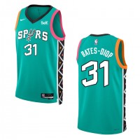 San Antonio San Antonio Spurs #31 Keita Bates-Diop Unisex Nike Green 2022-23 Swingman Jersey - City Edition