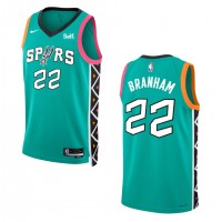 San Antonio San Antonio Spurs #22 Malaki Branham Unisex Nike Green 2022-23 Swingman Jersey - City Edition