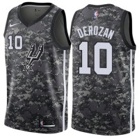 Nike San Antonio Spurs #10 DeMar DeRozan Camo NBA Swingman City Edition Jersey