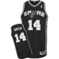 Revolution 30 San Antonio Spurs #14 Danny Green Black Stitched NBA Jersey