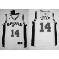 Revolution 30 San Antonio Spurs #14 Danny Green White Stitched NBA Jersey