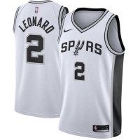 Nike San Antonio Spurs #2 Kawhi Leonard White NBA Swingman Association Edition Jersey