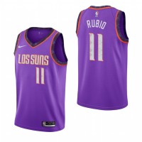 Phoenix Phoenix Suns #11 Ricky Rubio Purple 2019-20 City Edition Stitched NBA Jersey