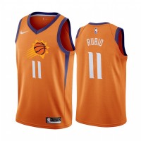 Nike Phoenix Suns #11 Ricky Rubio Orange 2019-20 Statement Edition NBA Jersey