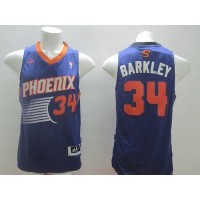 Revolution 30 Phoenix Suns #34 Charles Barkley Purple Stitched NBA Jersey