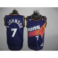 Phoenix Suns #7 Kevin Johnson Throwback Purple Stitched NBA Jersey