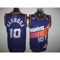 Phoenix Suns #10 Leandro Barbosa Throwback Purple Stitched NBA Jersey