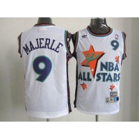 Phoenix Suns #9 Dan Majerle White 1995 All-Star Throwback Stitched NBA Jersey