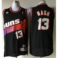Phoenix Suns #13 Steve Nash Black Throwback Stitched NBA Jersey