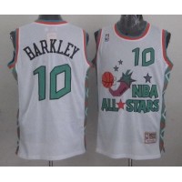 Mitchell And Ness Phoenix Suns #10 Charles Barkley White 1996 All-Star Stitched NBA Jersey