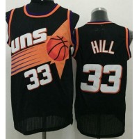Phoenix Suns #33 Grant Hill Black Throwback Stitched NBA Jersey