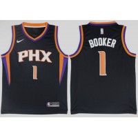 Nike Phoenix Suns #1 Devin Booker Black NBA Swingman Statement Edition Jersey
