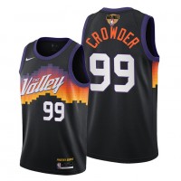 Nike Phoenix Suns #99 Jae Crowder Men's 2021 NBA Finals Bound City Edition Jersey Black
