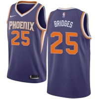Nike Phoenix Suns #25 Mikal Bridges Purple NBA Swingman Icon Edition Jersey