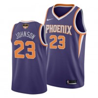 Nike Phoenix Suns #23 Cameron Johnson Men's 2021 NBA Finals Bound Swingman Icon Edition Jersey Purple