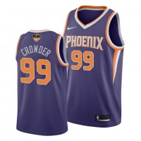 Nike Phoenix Suns #99 Jae Crowder Men's 2021 NBA Finals Bound Swingman Icon Edition Jersey Purple