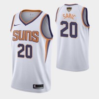 Nike Phoenix Suns #20 Dario Saric Men's 2021 NBA Finals Bound Swingman Association Edition Jersey White