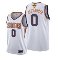 Nike Phoenix Suns #0 Ty-Shon Alexander Men's 2021 NBA Finals Bound Swingman Association Edition Jersey White