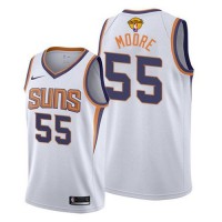 Nike Phoenix Suns #55 E'Twaun Moore Men's 2021 NBA Finals Bound Swingman Association Edition Jersey White