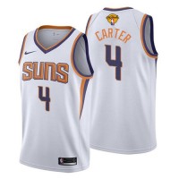 Nike Phoenix Suns #4 Jevon Carter Men's 2021 NBA Finals Bound Swingman Association Edition Jersey White