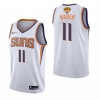 Nike Phoenix Suns #11 Abdel Nader Men's 2021 NBA Finals Bound Swingman Association Edition Jersey White