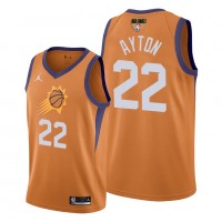 Phoenix Phoenix Suns #22 Deandre Ayton Men's 2021 NBA Finals Bound Statement Edition NBA Jersey Orange