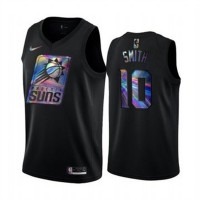 Nike Phoenix Suns #10 Jalen Smith Men's Iridescent Holographic Collection NBA Jersey - Black