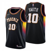 Phoenix Phoenix Suns #10 Jalen Smith Men's Nike Black 2021/22 Swingman NBA Jersey - City Edition