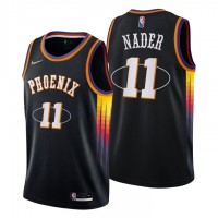 Phoenix Phoenix Suns #11 Abdel Nader Men's Nike Black 2021/22 Swingman NBA Jersey - City Edition