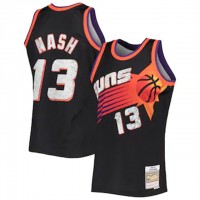 Nike Phoenix Suns #13 Steve Nash Mitchell & Ness 1996-97 Hardwood Classics NBA 75th Anniversary Diamond Swingman Jersey - Black