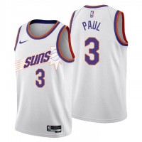 Nike Phoenix Suns #3 Chris Paul Men's 2022-23 City Edition NBA Jersey - Cherry Blossom White