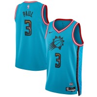 Phoenix Phoenix Suns #3 Chris Paul Unisex Nike Turquoise 2022-23 Swingman Jersey - City Edition