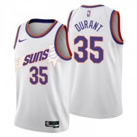 Nike Phoenix Suns #35 Kevin Durant Men's 2022-23 City Edition NBA Jersey - Cherry Blossom White