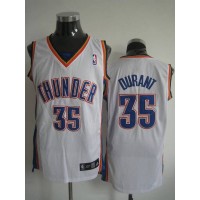 Oklahoma City Thunder #35 Kevin Durant Stitched White NBA Jersey
