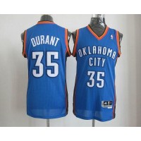 Oklahoma City Thunder #35 Kevin Durant Blue Revolution 30 Stitched NBA Jersey