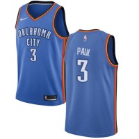 Nike Oklahoma City Thunder #3 Chris Paul Blue NBA Swingman Icon Edition Jersey