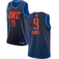 Nike Oklahoma City Thunder #9 Nerlens Noel Navy Blue NBA Swingman Statement Edition Jersey