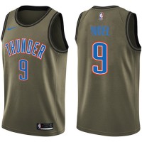 Nike Oklahoma City Thunder #9 Nerlens Noel Green NBA Swingman Salute to Service Jersey