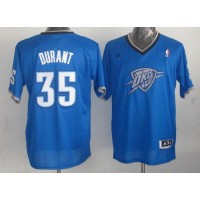 Oklahoma City Thunder #35 Kevin Durant Blue 2013 Christmas Day Swingman Stitched NBA Jersey